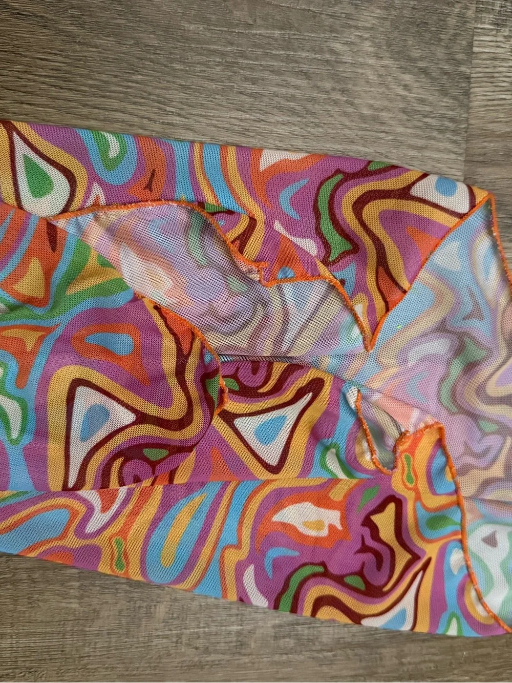No Brand Swirl Scarf - Picture 4 of 4